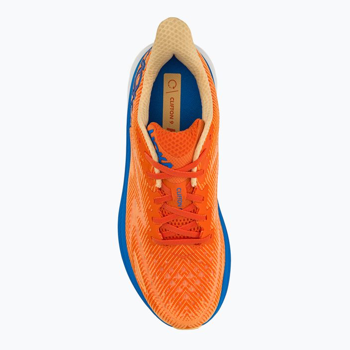 HOKA ανδρικά παπούτσια για τρέξιμο Clifton 9 πορτοκαλί 1127895-VOIM 5
