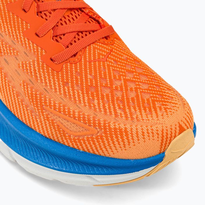 HOKA ανδρικά παπούτσια για τρέξιμο Clifton 9 πορτοκαλί 1127895-VOIM 7