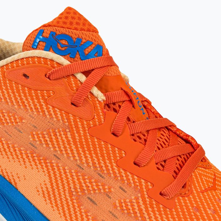 HOKA ανδρικά παπούτσια για τρέξιμο Clifton 9 πορτοκαλί 1127895-VOIM 8