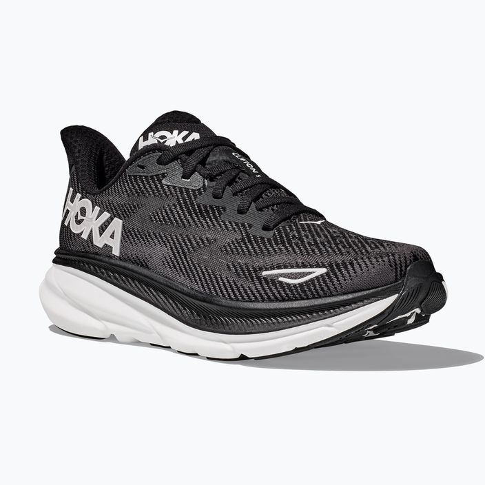 Γυναικεία παπούτσια τρεξίματος HOKA Clifton 9 μαύρο/λευκό
