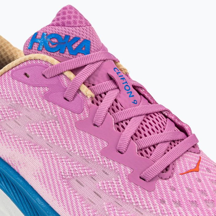 Γυναικεία παπούτσια για τρέξιμο HOKA Clifton 9 ροζ 1127896-CSLC 8