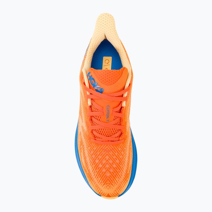 Ανδρικά παπούτσια τρεξίματος HOKA Clifton 9 Wide vibrant orange/impala 6