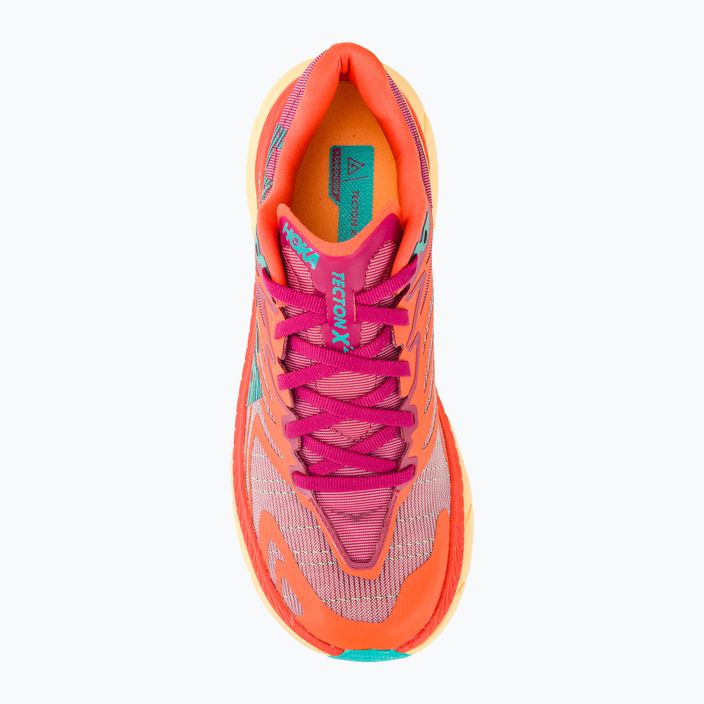 Γυναικεία παπούτσια για τρέξιμο HOKA Tecton X 2 cherries jubilee/flame 6