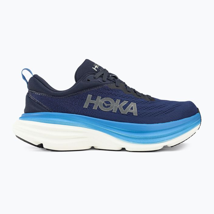 HOKA Bondi 8 ανδρικά παπούτσια για τρέξιμο μπλε 1123202-OSAA 2