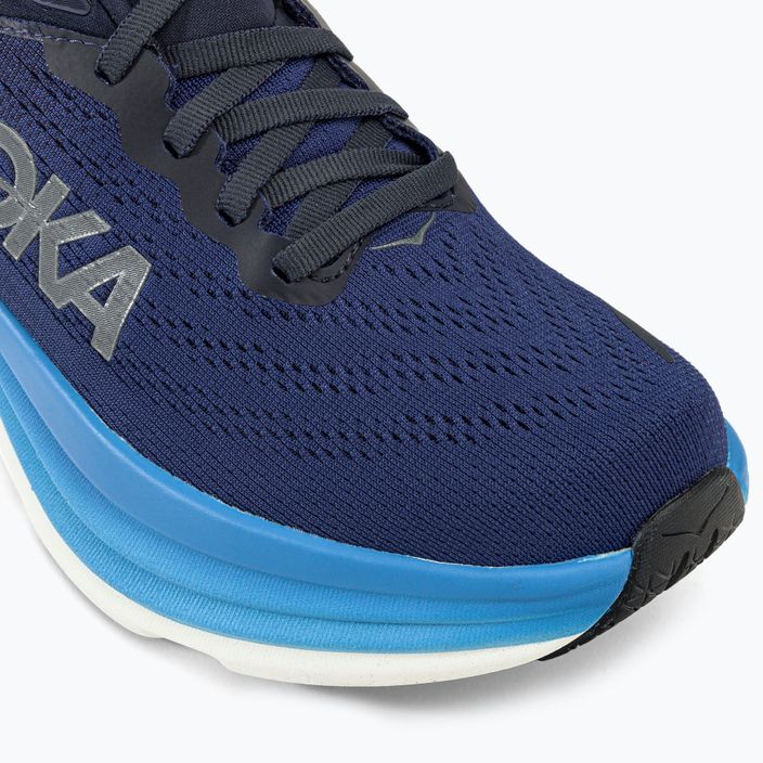 HOKA Bondi 8 ανδρικά παπούτσια για τρέξιμο μπλε 1123202-OSAA 7