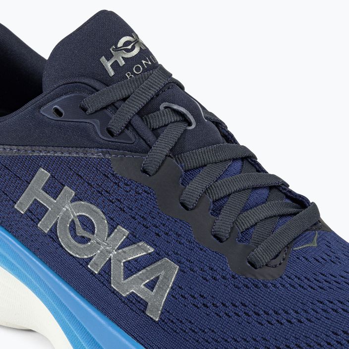 HOKA Bondi 8 ανδρικά παπούτσια για τρέξιμο μπλε 1123202-OSAA 8