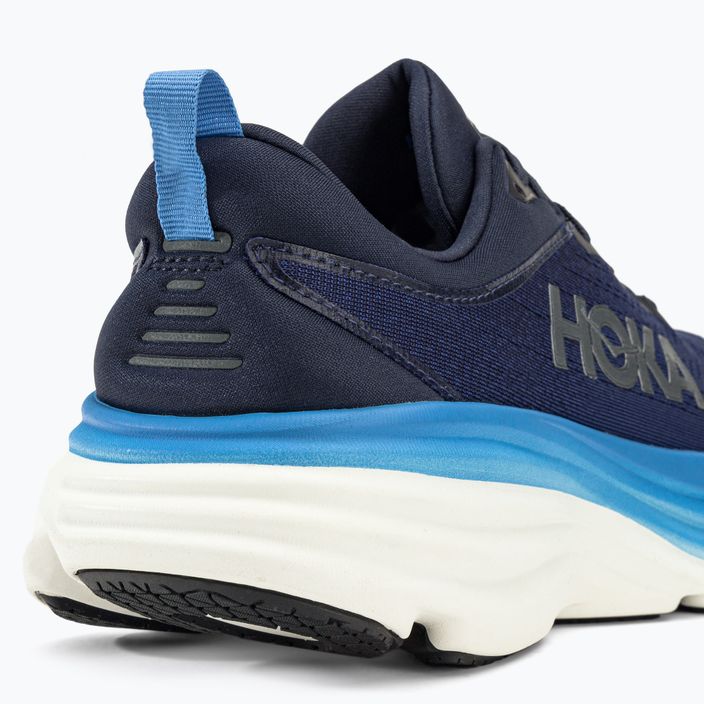 HOKA Bondi 8 ανδρικά παπούτσια για τρέξιμο μπλε 1123202-OSAA 9