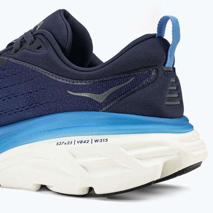 HOKA Bondi 8 ανδρικά παπούτσια για τρέξιμο μπλε 1123202-OSAA 10