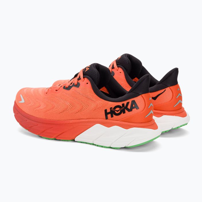 Ανδρικά παπούτσια για τρέξιμο HOKA Arahi 6 flame/μαύρο 4