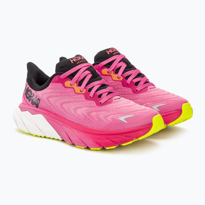 Γυναικεία παπούτσια για τρέξιμο HOKA Arahi 6 strawberry/μαύρο 4