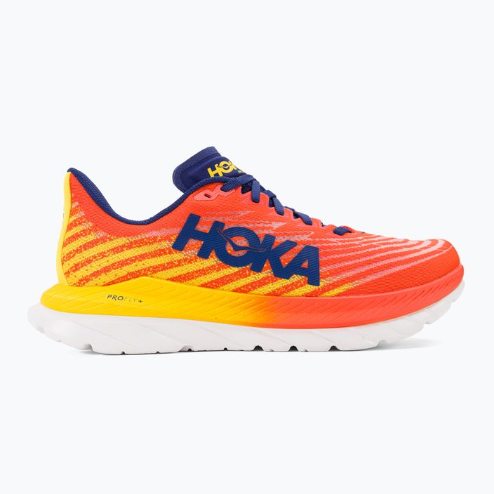 HOKA Mach 5 flame/dandelion ανδρικά παπούτσια για τρέξιμο 2