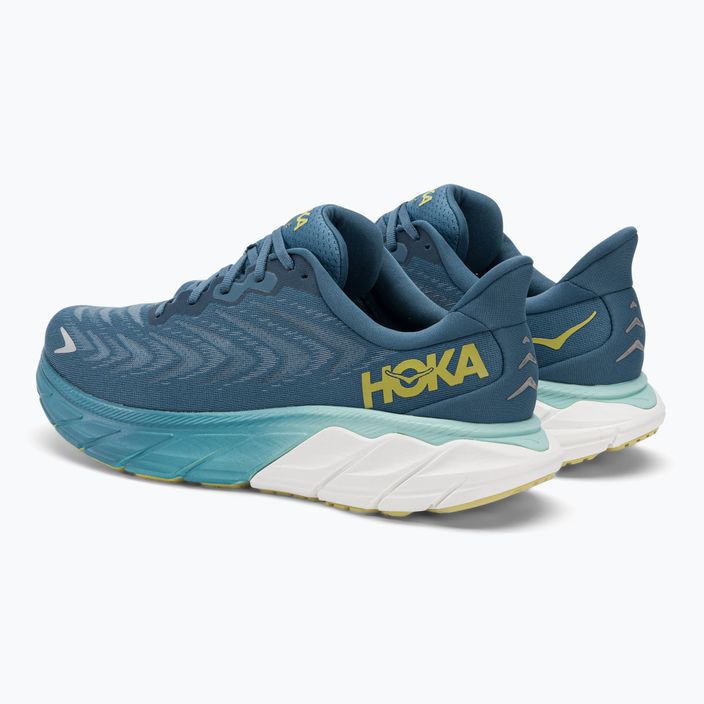 HOKA ανδρικά παπούτσια για τρέξιμο Arahi 6 blueesteel/sunlit ocean 3