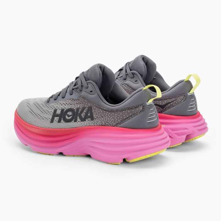 Γυναικεία παπούτσια για τρέξιμο HOKA Bondi 8 castlerock/strawberry 3