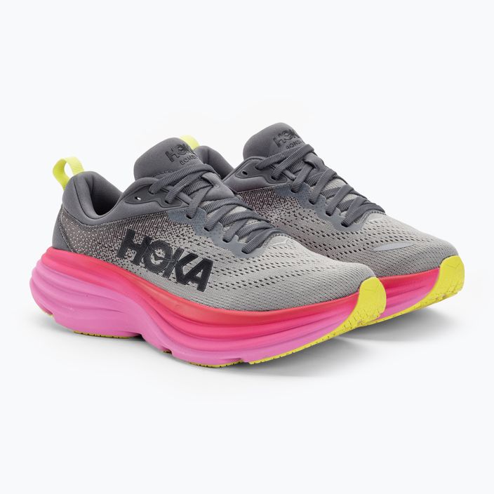 Γυναικεία παπούτσια για τρέξιμο HOKA Bondi 8 castlerock/strawberry 4