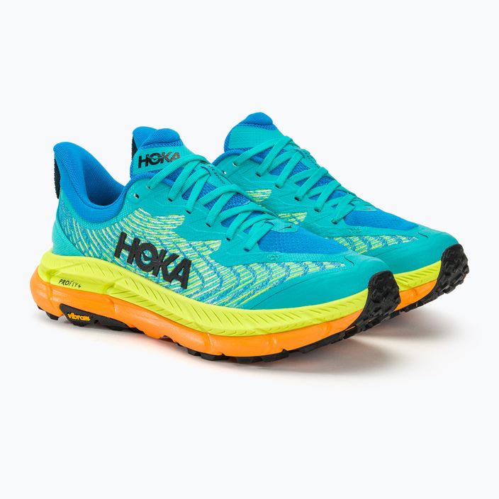 HOKA ανδρικά παπούτσια για τρέξιμο Mafate Speed 4 ceramic/diva blue 4