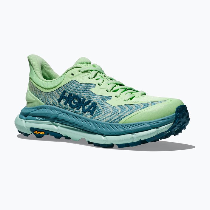Γυναικεία παπούτσια για τρέξιμο HOKA Mafate Speed 4 lime glow/ocean mist 11