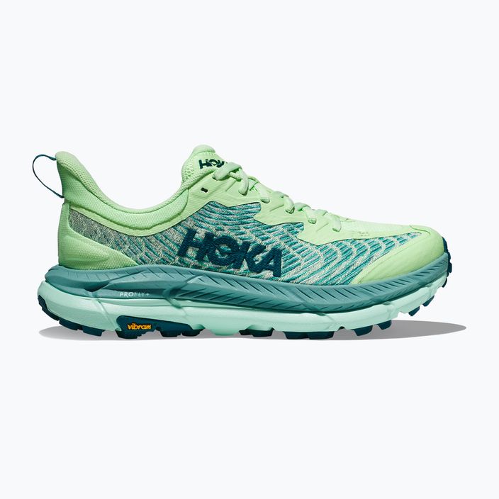 Γυναικεία παπούτσια για τρέξιμο HOKA Mafate Speed 4 lime glow/ocean mist 12