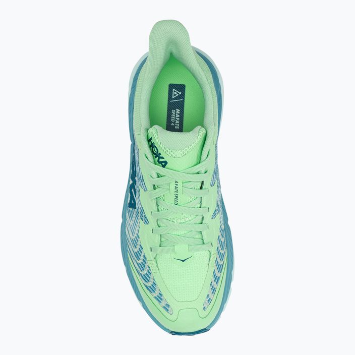 Γυναικεία παπούτσια για τρέξιμο HOKA Mafate Speed 4 lime glow/ocean mist 6