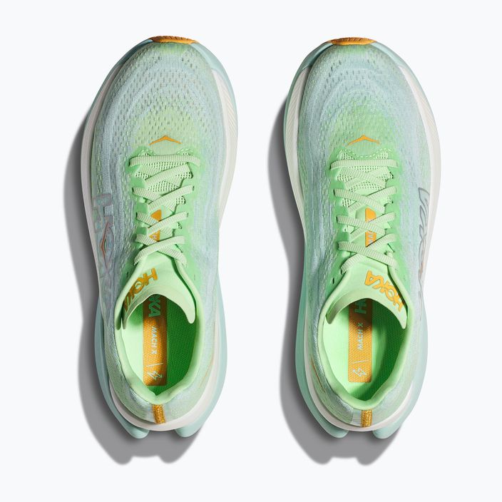 Γυναικεία παπούτσια για τρέξιμο HOKA Mach X lime glow/sunlit ocean 16