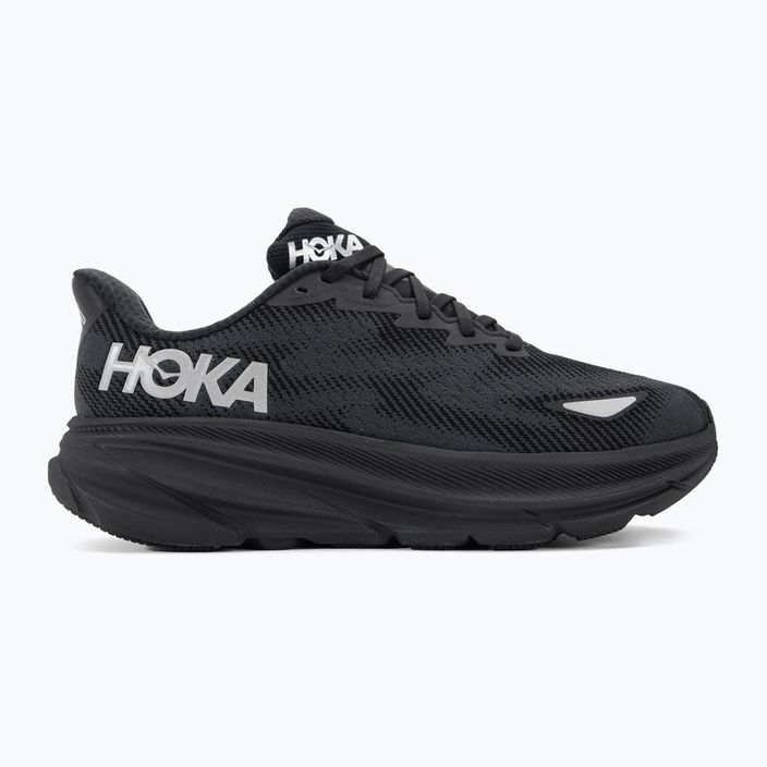 Ανδρικά παπούτσια τρεξίματος HOKA Clifton 9 GTX μαύρο/μαύρο 2
