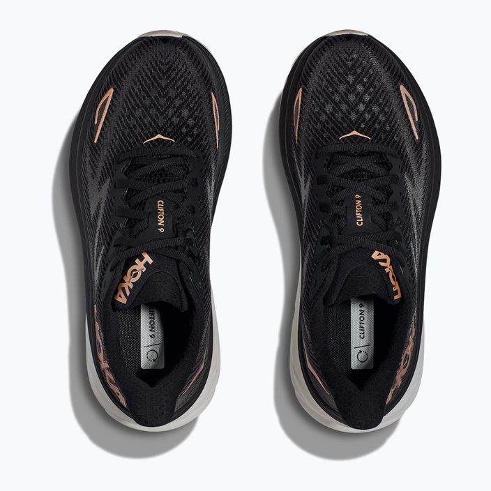 Γυναικεία παπούτσια για τρέξιμο HOKA Clifton 9 black/rose gold 15