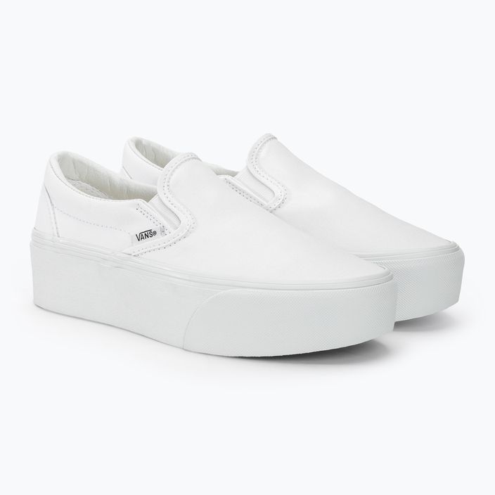 Vans UA Classic Slip-On Stackform παπούτσια true white 4