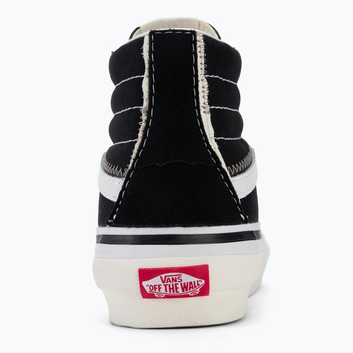 Vans SK8-Hi Reconstruct μαύρο/πραγματικό λευκό παπούτσια 6