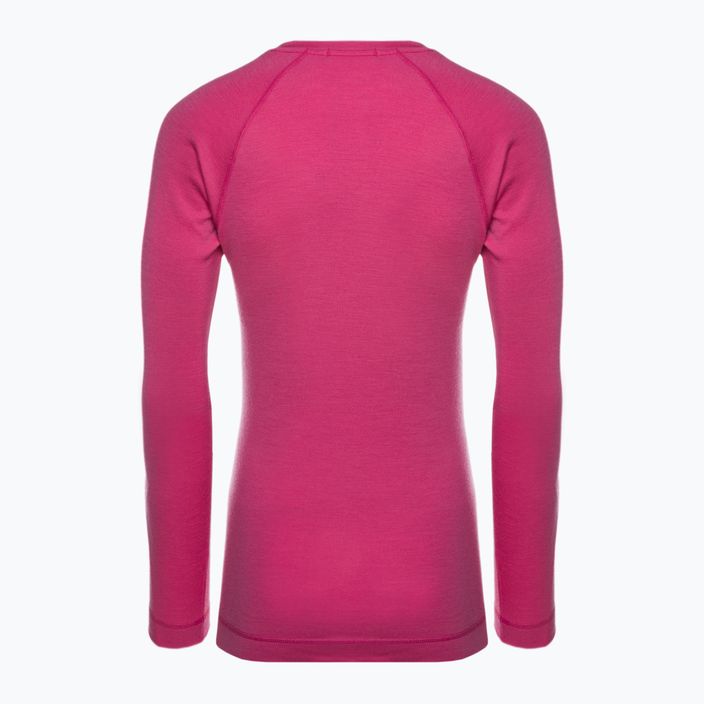 Γυναικείο Smartwool Merino 250 Baselayer Crew boxed power ροζ θερμικό T-shirt 4