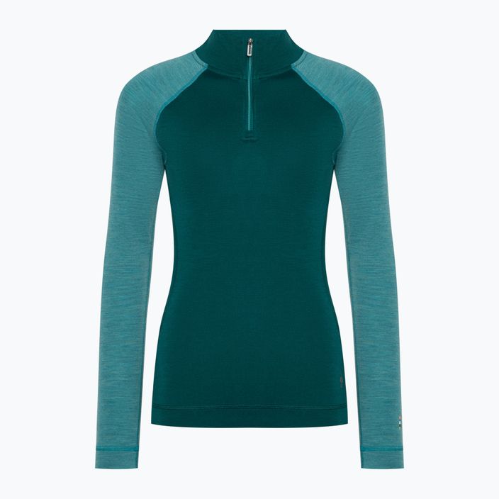 Γυναικεία Smartwool Classic Thermal Merino Baselayer 1/4 Zip Boxed Emerald Thermal Longsleeve 3