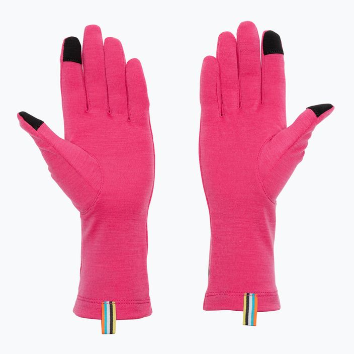 Smartwool Thermal Merino power ροζ γάντια πεζοπορίας 2