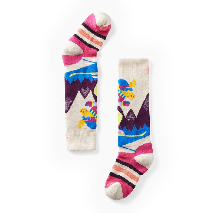 Smartwool παιδικές κάλτσες Wintersport Full Cushion Mountain Moose Pattern OTC moonbeam 2