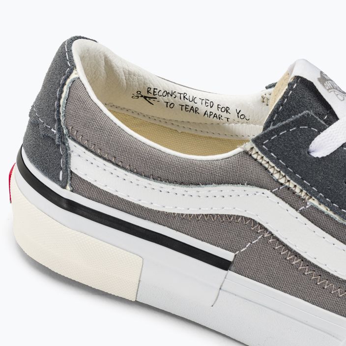 Vans SK8-Low Reconstruct γκρι παπούτσια 6