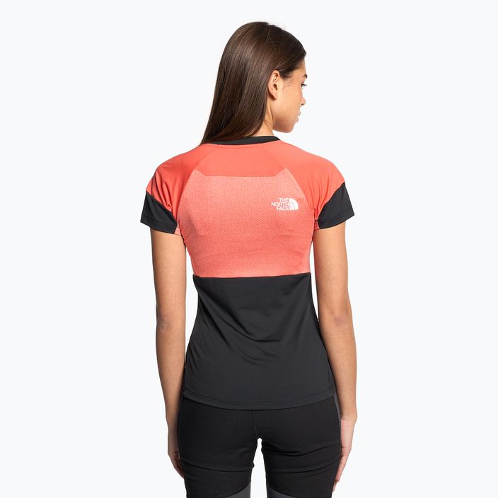 The North Face Bolt Tech ακτινοβόλο πορτοκαλί/μαύρο γυναικείο πουκάμισο πεζοπορίας 2