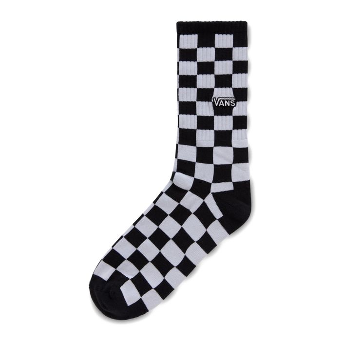 Ανδρικές κάλτσες Vans Checkerboard Crew μαύρες/λευκές 2