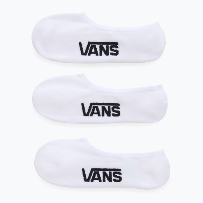 Vans Classic No Show ανδρικές κάλτσες 3 ζευγάρια λευκές