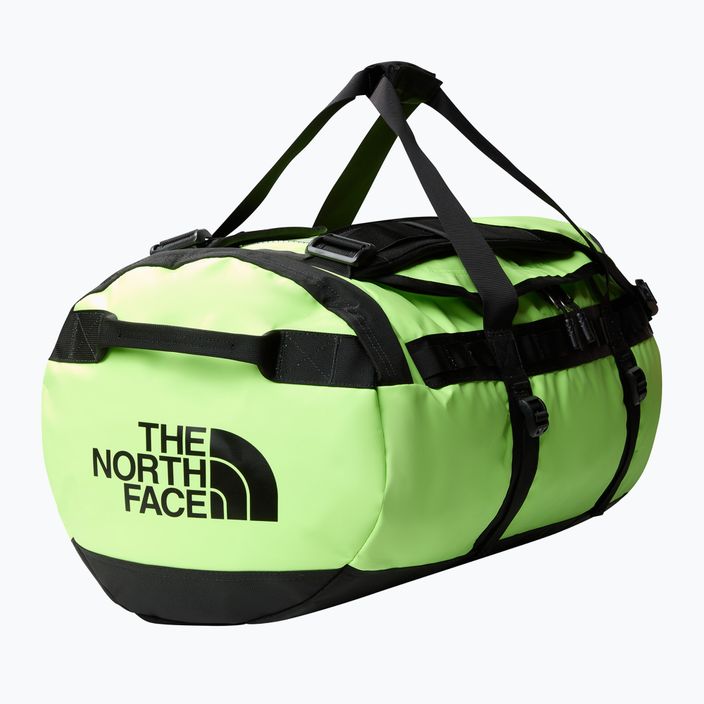 The North Face Base Camp Duffel M 71 l πράσινη/μαύρη ταξιδιωτική τσάντα ασφαλείας