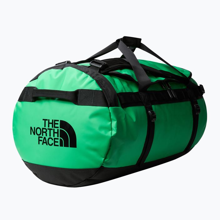 The North Face Base Camp Duffel L 95 l optic emerald/μαύρη τσάντα ταξιδιού