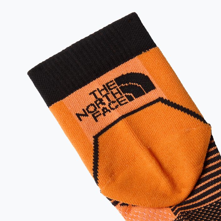 The North Face Trail Run Quarter κάλτσες τρεξίματος ζωντανή φλόγα/μαύρο 3