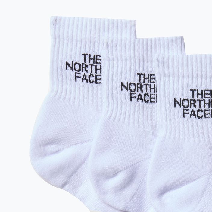 The North Face Multi Sport Cush Quarter Sock Κάλτσες Trekking 3 ζευγάρια λευκές 2