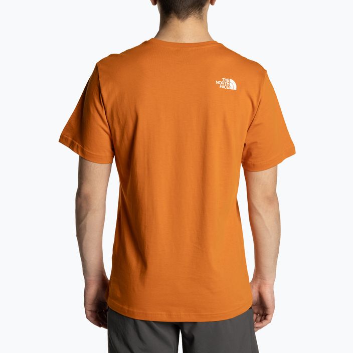 The North Face Easy desert rust ανδρικό t-shirt 2