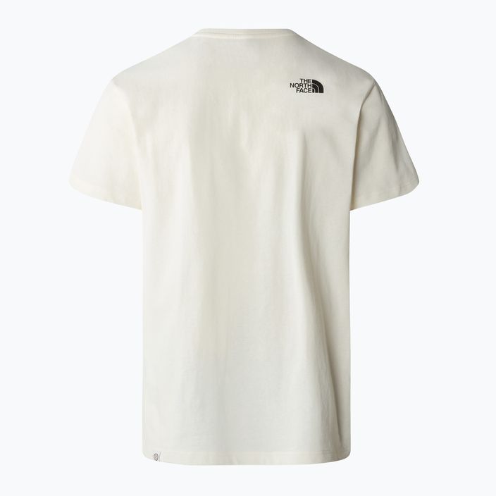 The North Face Berkeley Καλιφόρνια ανδρικό μπλουζάκι με λευκή αμμουδιά/οπτική σμαραγδένια απόχρωση 6