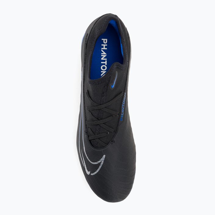 Nike Phantom GX Pro FG μπότες ποδοσφαίρου μαύρο/χρώμιο/hyper royal 6