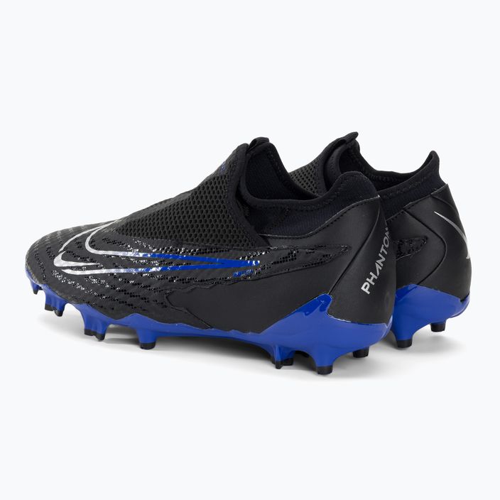 Nike Phantom GX Academy DF FG/MG μαύρο/χρώμιο/υπερπολυτελές ποδοσφαιρικά παπούτσια 3