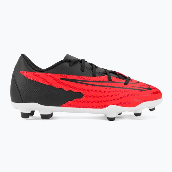 Nike Jr Phantom GX Club FG/MG φωτεινό βυσσινί/μαύρο/λευκό παιδικά ποδοσφαιρικά παπούτσια 2