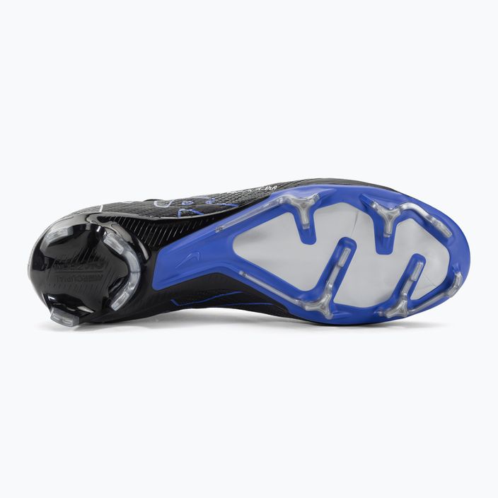 Nike Zoom Mercurial Superfly 9 Pro FG μπότες ποδοσφαίρου μαύρο/χρώμιο/hyper royal 5