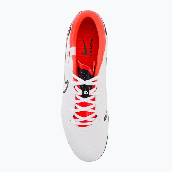 Nike Tiempo Legend 10 Academy MG μπότες ποδοσφαίρου άσπρο/μαύρο/λαμπερό βυσσινί 6