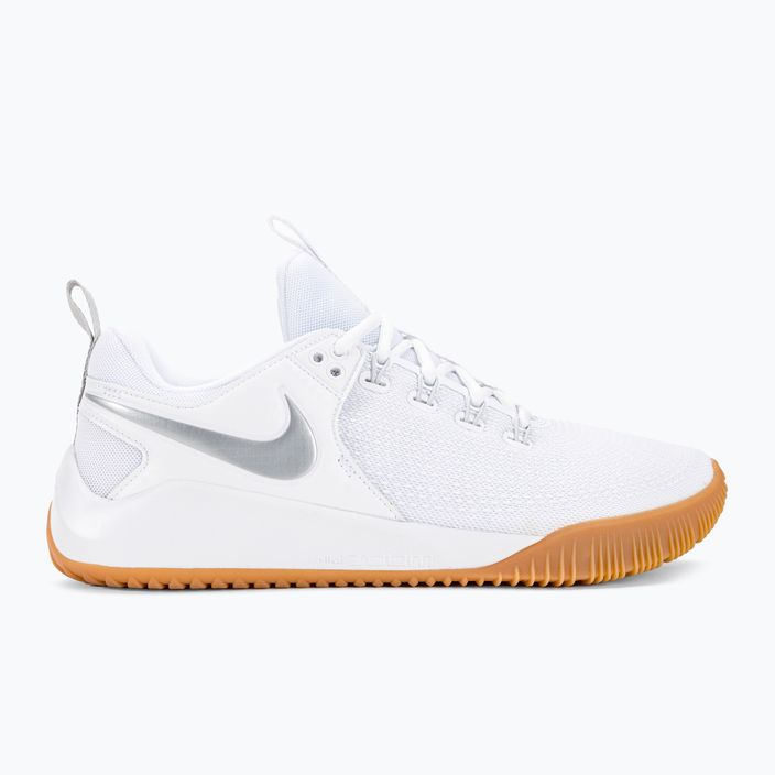 Nike Air Zoom Hyperace 2 LE λευκό/μεταλλικό ασήμι λευκό παπούτσια βόλεϊ 2