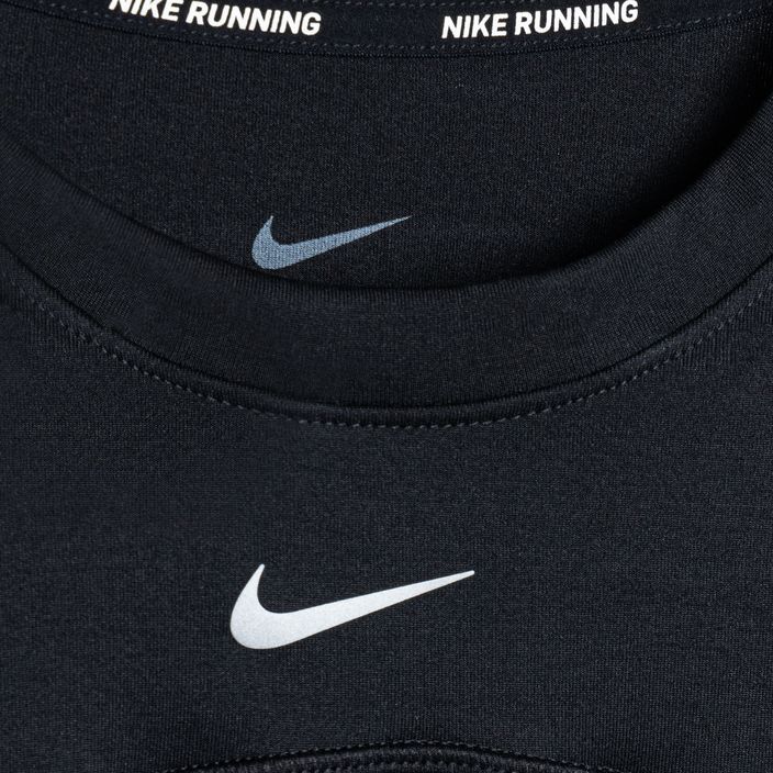 Nike Dri-Fit Swift Element UV γυναικείο μακρυμάνικο για τρέξιμο μαύρο 6