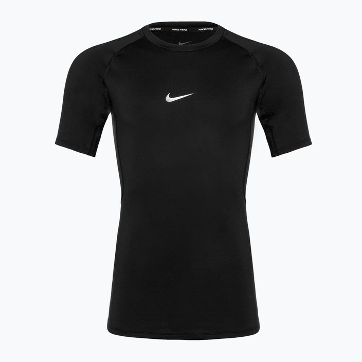 Ανδρικό μπλουζάκι προπόνησης Nike Pro Dri-Fit Tight SS Fitness black/white