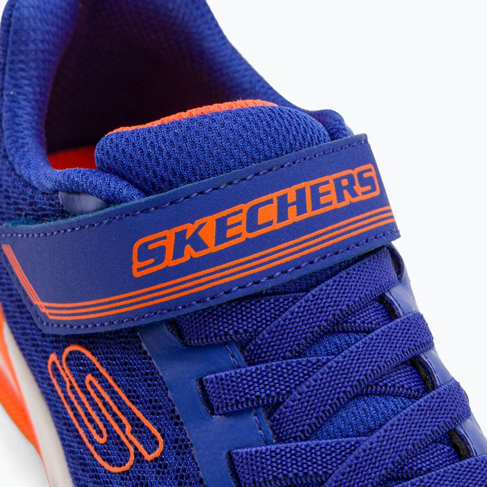 SKECHERS Microspec Max Gorvix βασιλικό/πορτοκαλί παιδικά παπούτσια προπόνησης 8